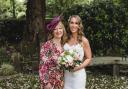 Jenny Howard with her stepmother Sarah on her wedding day in May 2024