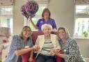 Edna turned 100 at St Ives House care home in Ringwood