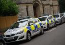 Police cars in Albert Road, Bournemouth