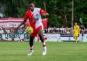 Tyrique Clarke (Poole) scored the opener to give the Dolphins the lead against Swindon Supermarine in the FA Cup First Round Qualifying Replay