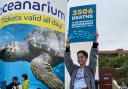 Protesters held an eight hour demonstration outside the Oceanarium