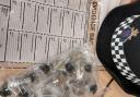 Police have seized suspected class B drugs.