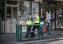 Police officers in Bournemouth town centre