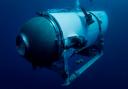 FILE – This undated image provided by OceanGate Expeditions in June 2021 shows the company’s Titan submersible (OceanGate Expeditions via AP)