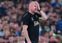 Sean Dyche shows his frustration during Everton’s Carabao Cup exit against Southampton (Peter Byrne/PA)