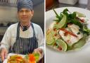 Saroj Watmanee of Britannia Thai in Brockenhurst and some of his food