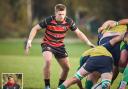 Scrum half Ollie Byrne waiting to pounce during the match between Bournemouth and North Dorset played at Chapel Gate, Bournemouth on Saturday 26 October 2024.  Photo taken by Simon Carlton. Bournemouth's Director of rugby Will Croker.