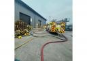 Huge recycling centre blaze caused from pile of mattresses