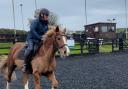 86-year-old Jenifer Jones has been helped back in the saddle but a local riding centre