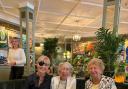 The birthday girl enjoyed the day with her friends Christine Arnold and Naomi Cleaver on November 12.