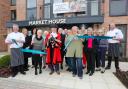 Charlie Dimmock and local mayor open McCarthy Stone's Old Market Village with new homeowners