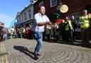 VIDEO: Pancake racers pound the cobbles for launch of Christchurch Food and Wine Festival