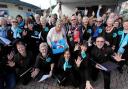 The Mayor of Bournemouth Cllr Chris Mayne joins Cllr Anne Rey and members of Voice choir to support of the annual Poppy Appeal