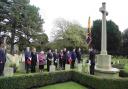 The ceremony at East Cemetery