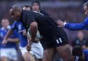 Jonah Lomu in action in the 1999 Rugby World Cup. Picture: PA