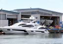 Sunseeker boat yard on Poole Quay