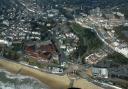 Aerial view of Bournemouth town centre