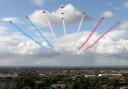 Red Arrows over Bournemouth