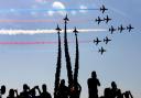 Red Arrows at the air show