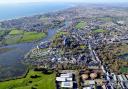 Aerial view of Christchurch with Bournemouth and Poole in the distance. Picture: Stephen Bath