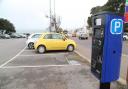 Stock picture., .The new cashless parking machines in the Bath Road car park in Bournemouth..