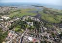 ELECTIONS: An aerial view of Christchurch. Pic: Bliss Aviation