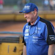 Poole Pirates Speedway v Swindon Robins at Wimborne Road. Neil Middleditch.