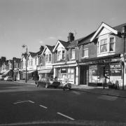 Charminster Road, Bournemouth in the 1970s. Photo from the Grahame Austin Collection.