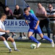 Jamie Beasley, pictured in action for Portland United