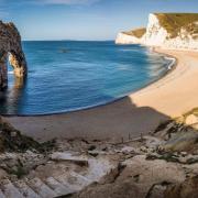 Durdle Door is a very popular tourist spot in Dorset