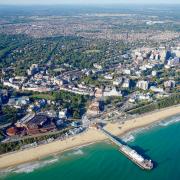 Bournemouth seafront and town centre