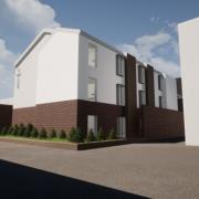 3D visualisation of student accommodation facing Wycliffe Road