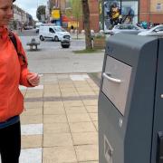 Katarina Janoutova using the new talking bin