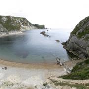 Man O'War beach near Durdle Door.