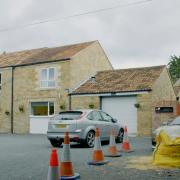 Outside the Coach and Horses Inn, South Perrott, Dorset. Picture: Channel 5/Twofour