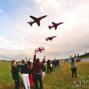 Red Arrows over Bournemouth. Picture: Echo Camera Club Dorset Member: Stanislawski Andrzej