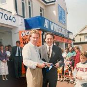 Tony Everett with Harry Redknapp