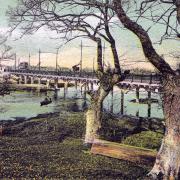 Tuckton Bridge, Christchurch. From old FGO Stuart postcard..