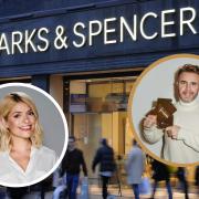 Holly Willoughby, Gary Barlow and Marks and Spencer. Credit: PA