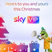 Sky VIP Christmas gifts. Credit: Sky