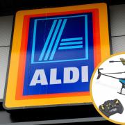 Aldi logo (PA) Hot Wheels Helicopter. (Aldi)