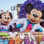 Mickey and Minnie Mouse at Disneyland Paris Pride. Credit: Disneyland Paris