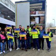 The Help from Bournemouth to Ukraine organisation. Photo sent by Karol Swiacki.