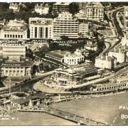 Old postcard showing the Palace Court Hotel, Westover Road, Bournemouth.