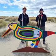 Bird painted by St Mary's Primary School in Swanage. Photo: Julia Galbenu