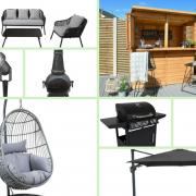 Wickes garden furniture and acessories. Credit: Wickes