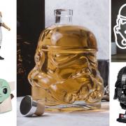 A range of Star Wars gifts. Credit: (top left) Zavvi (bottom left) VeryNeko (middle) Find Me A Gift (top and bottom right) IWOOT.