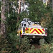 Bere Regis Fire Station were called to the incident yesterday afternoon. Picture: BRFS.