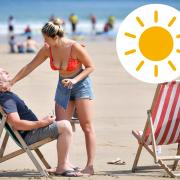 An amber weather  warning for extreme heat comes into effect today. Picture: PA/Canva