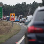 Lane closed after four vehicle pile up involving two coaches